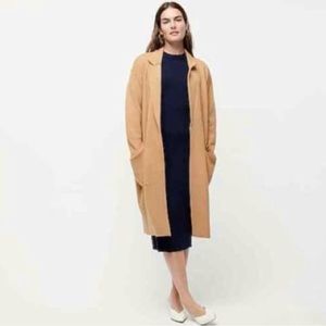 J. Crew Ella open-front long sweater-blazer